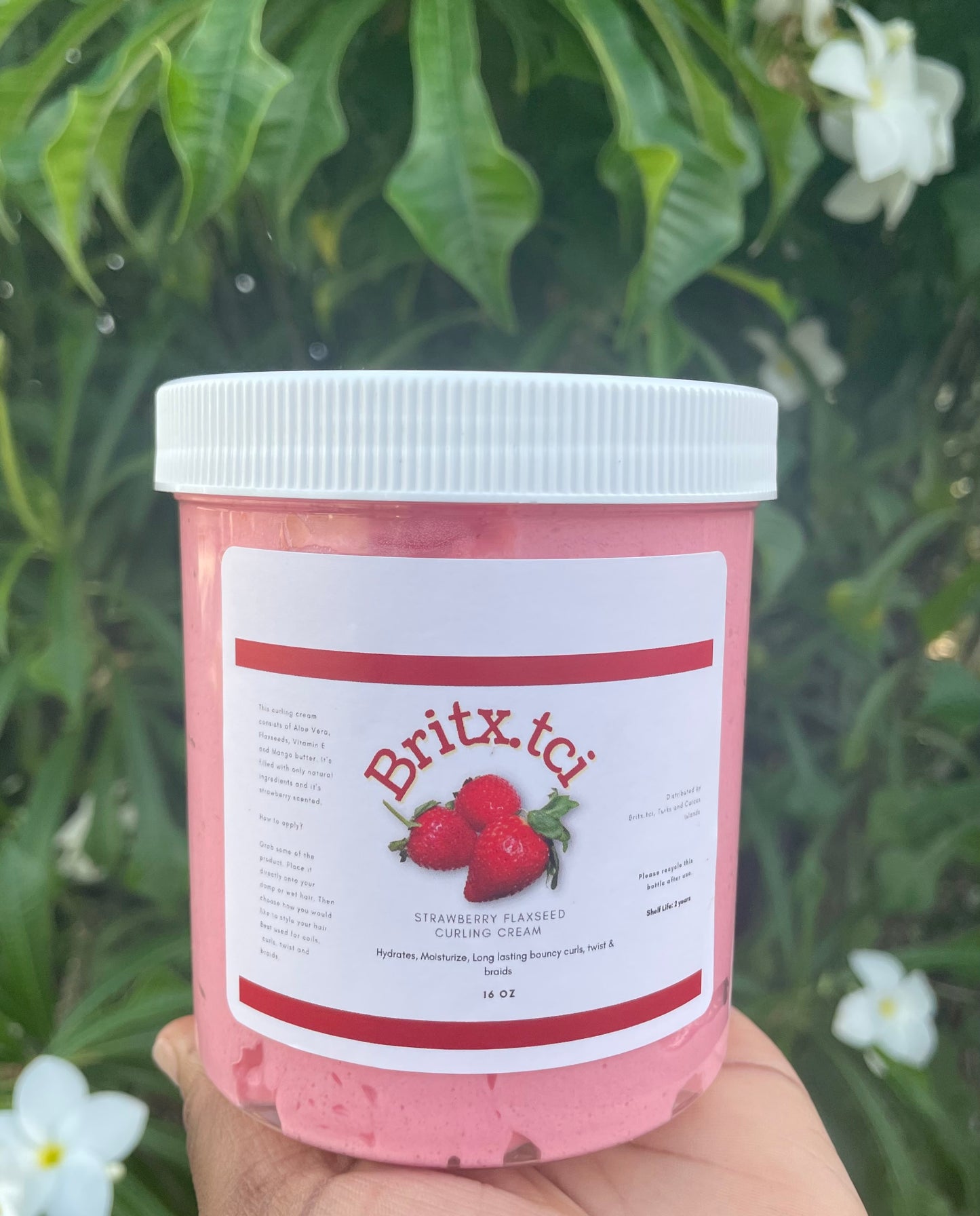 Strawberry Flaxseed Curling Cream