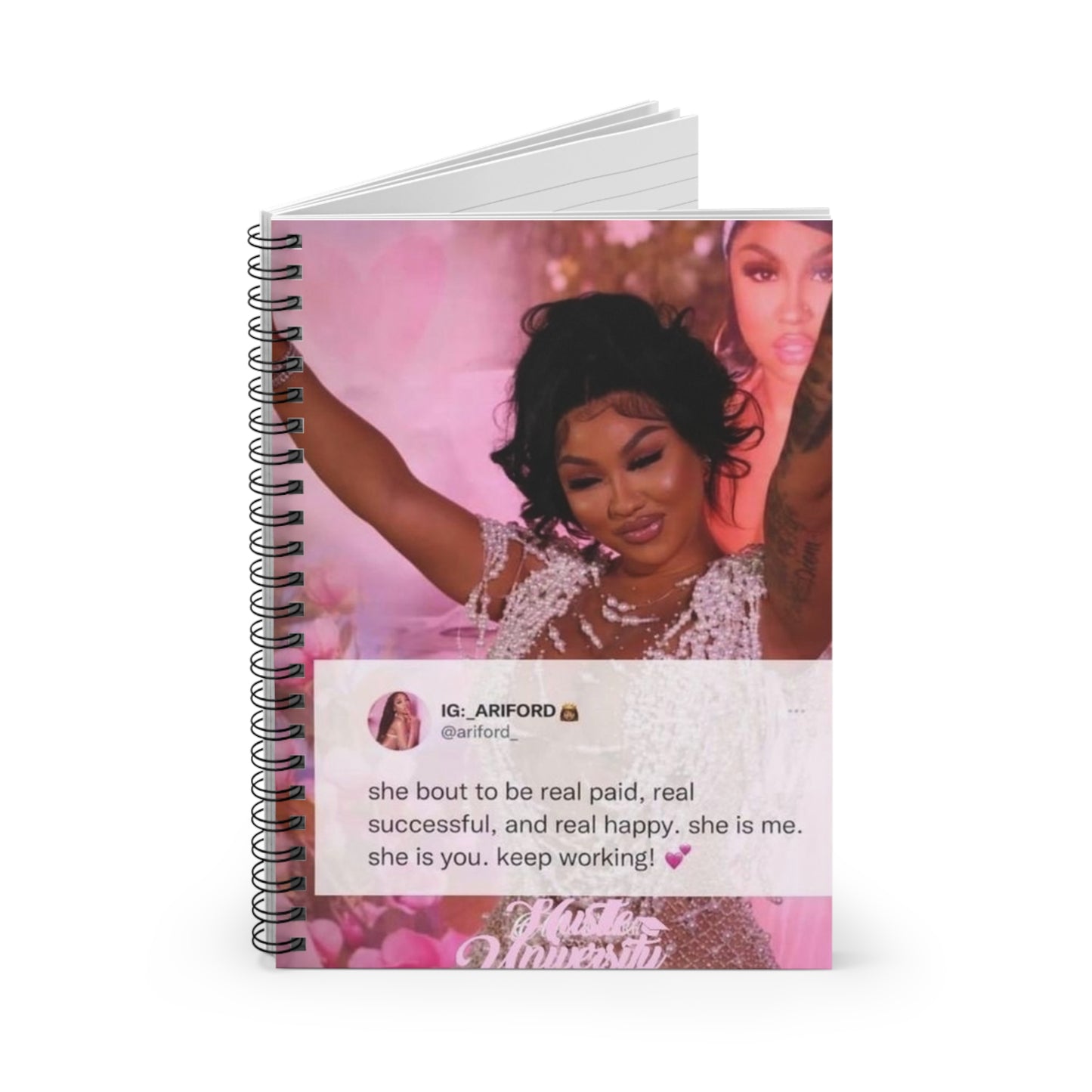 Keep Working - Spiral Notebook (Ruled Line)