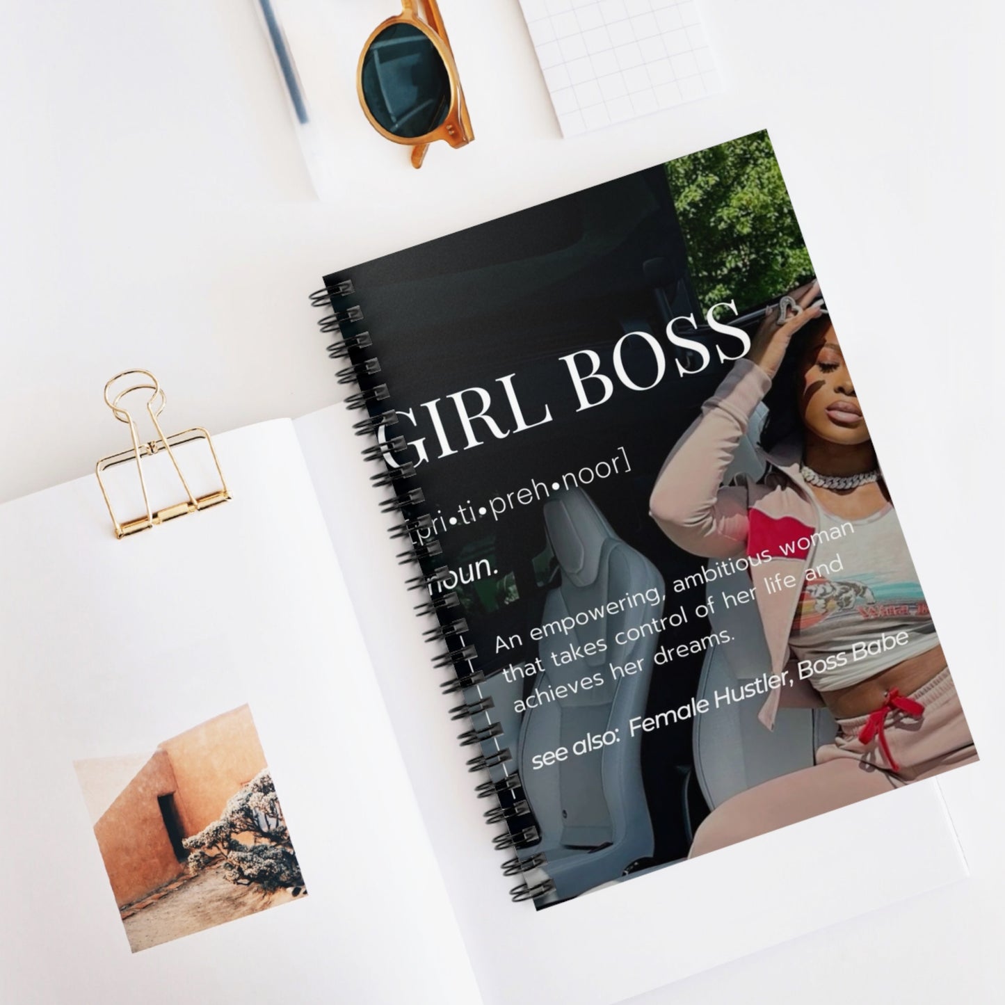 Girl Boss Spiral Notebook