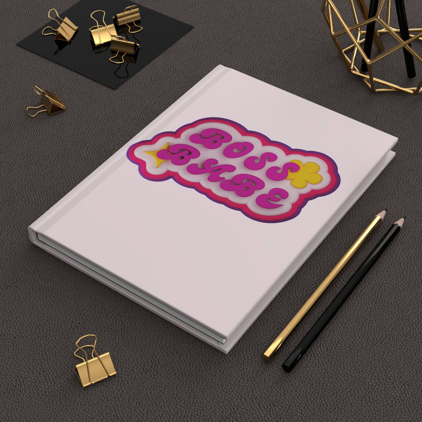 “Boss Babe” Hardcover Journal Matte
