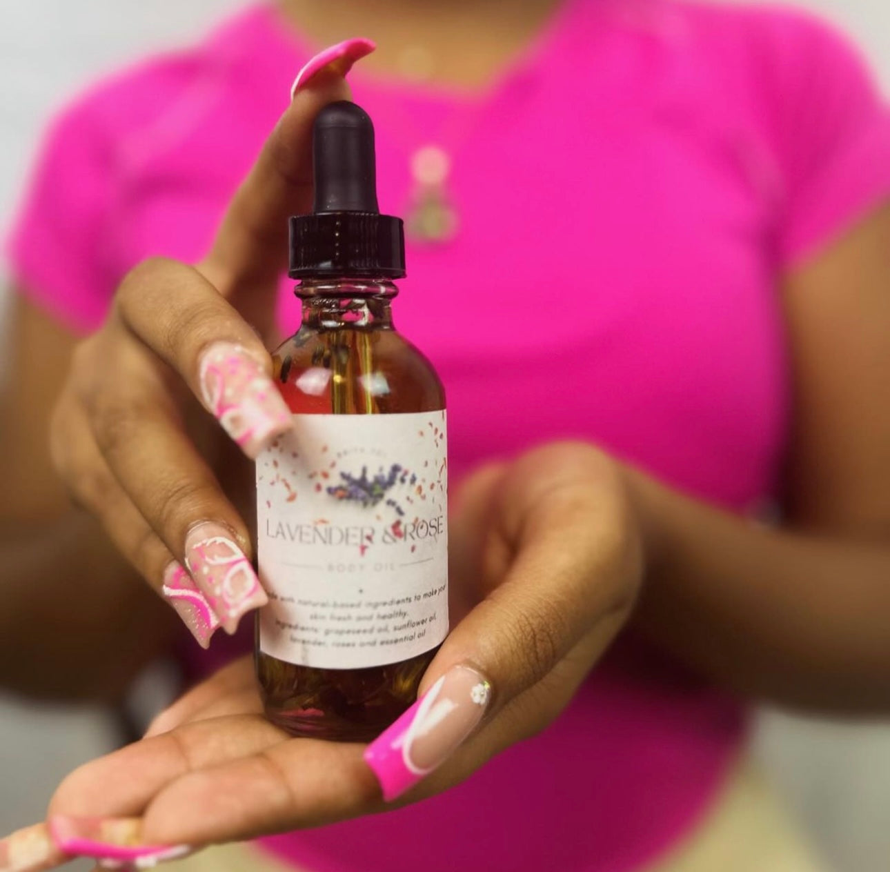 Lavender & Rose Body Oil