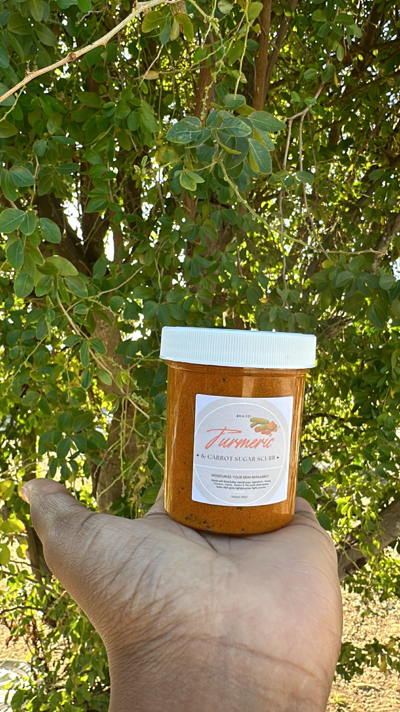 Tumeric & Carrot Foaming Sugar Scurb