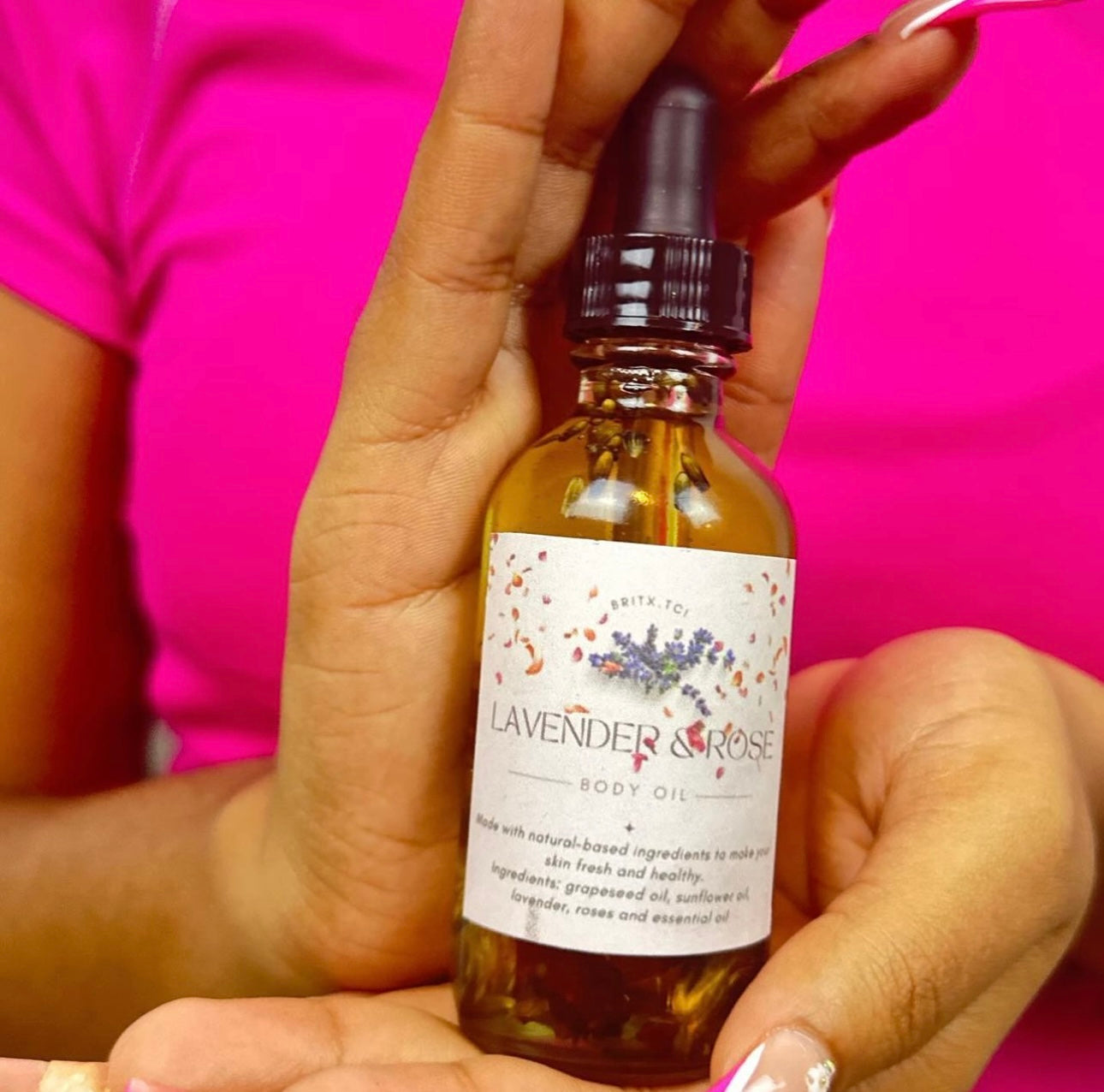 Lavender & Rose Body Oil