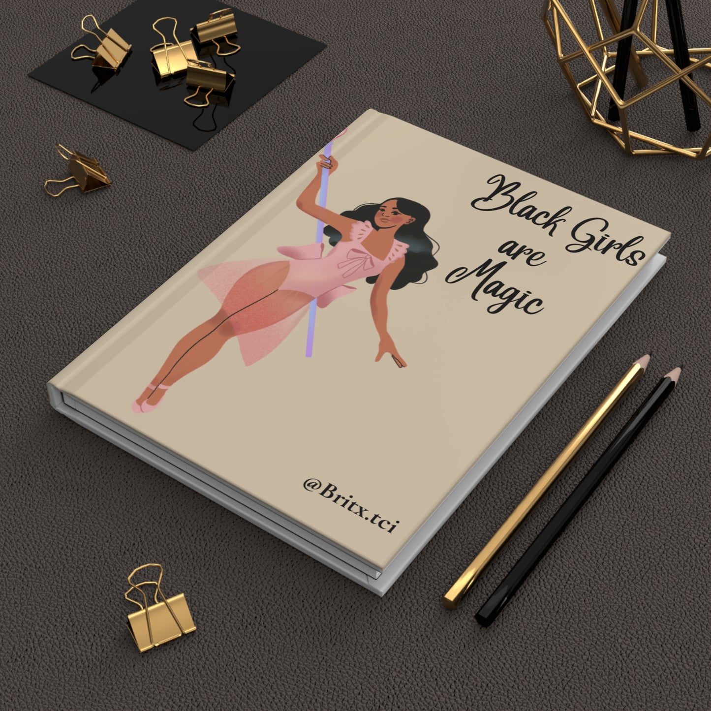 “Black Girls are Magic” - Hardcover Journal Matte