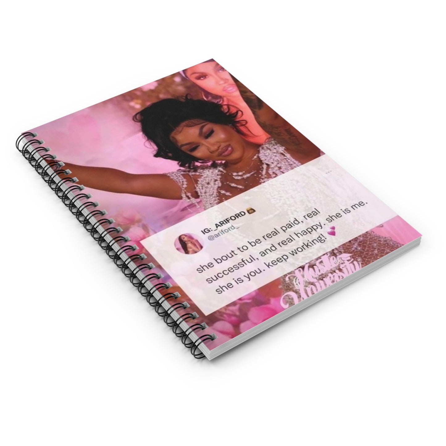 Keep Working - Spiral Notebook (Ruled Line)