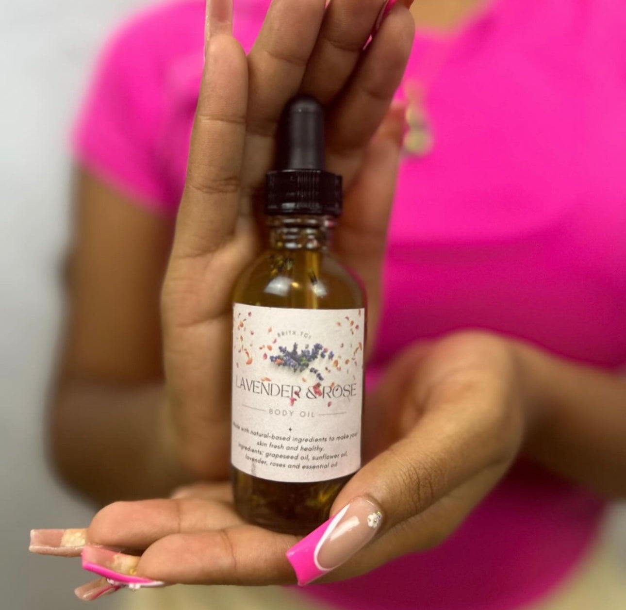 Lavender & Rose Body Oil