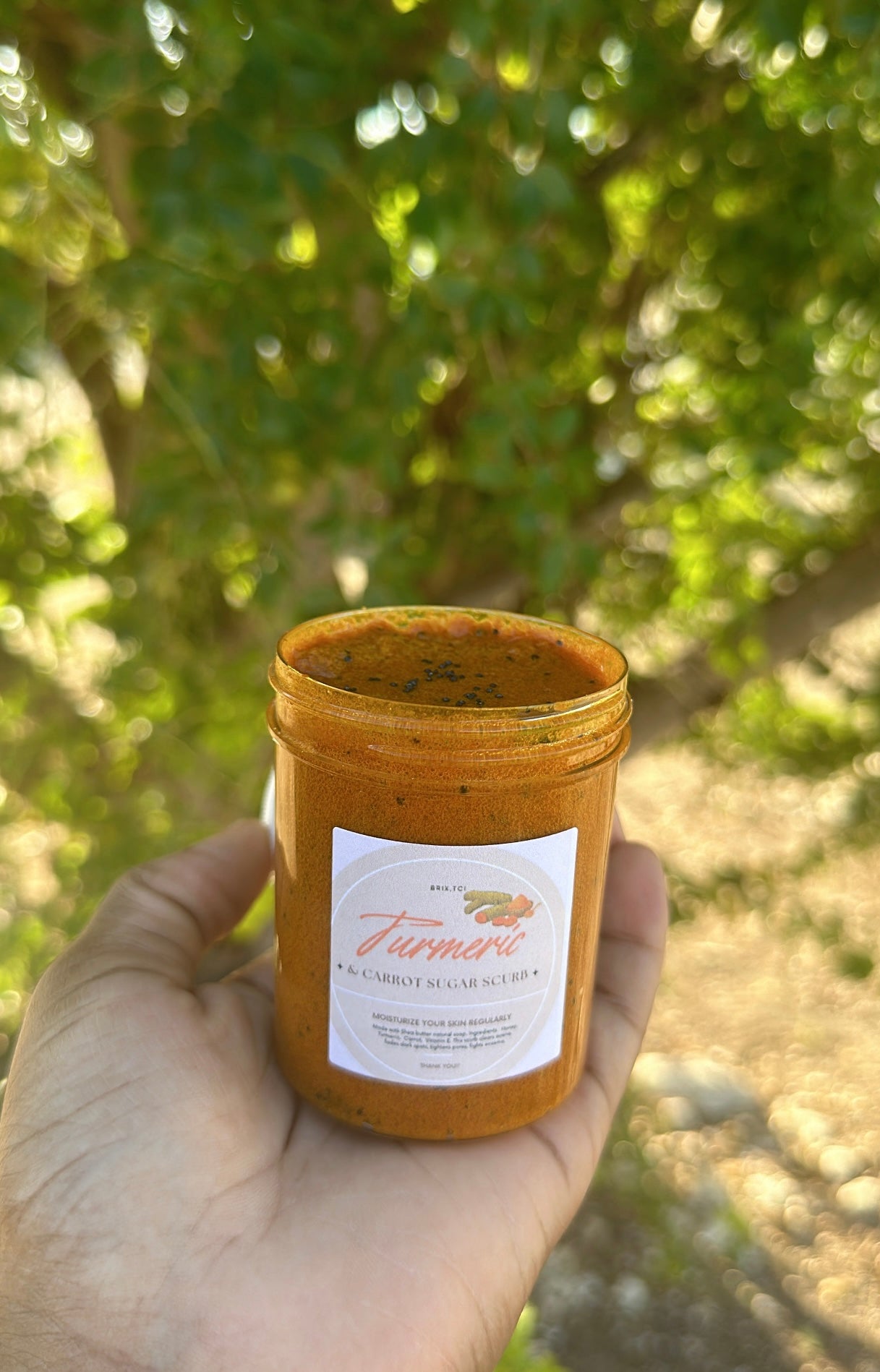 Tumeric & Carrot Foaming Sugar Scurb