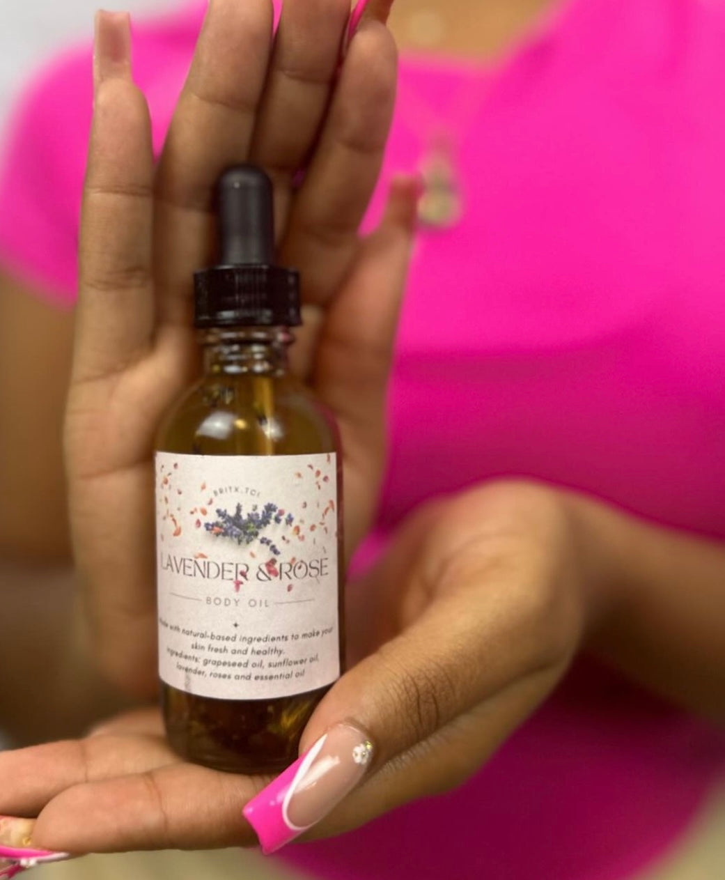 Lavender & Rose Body Oil
