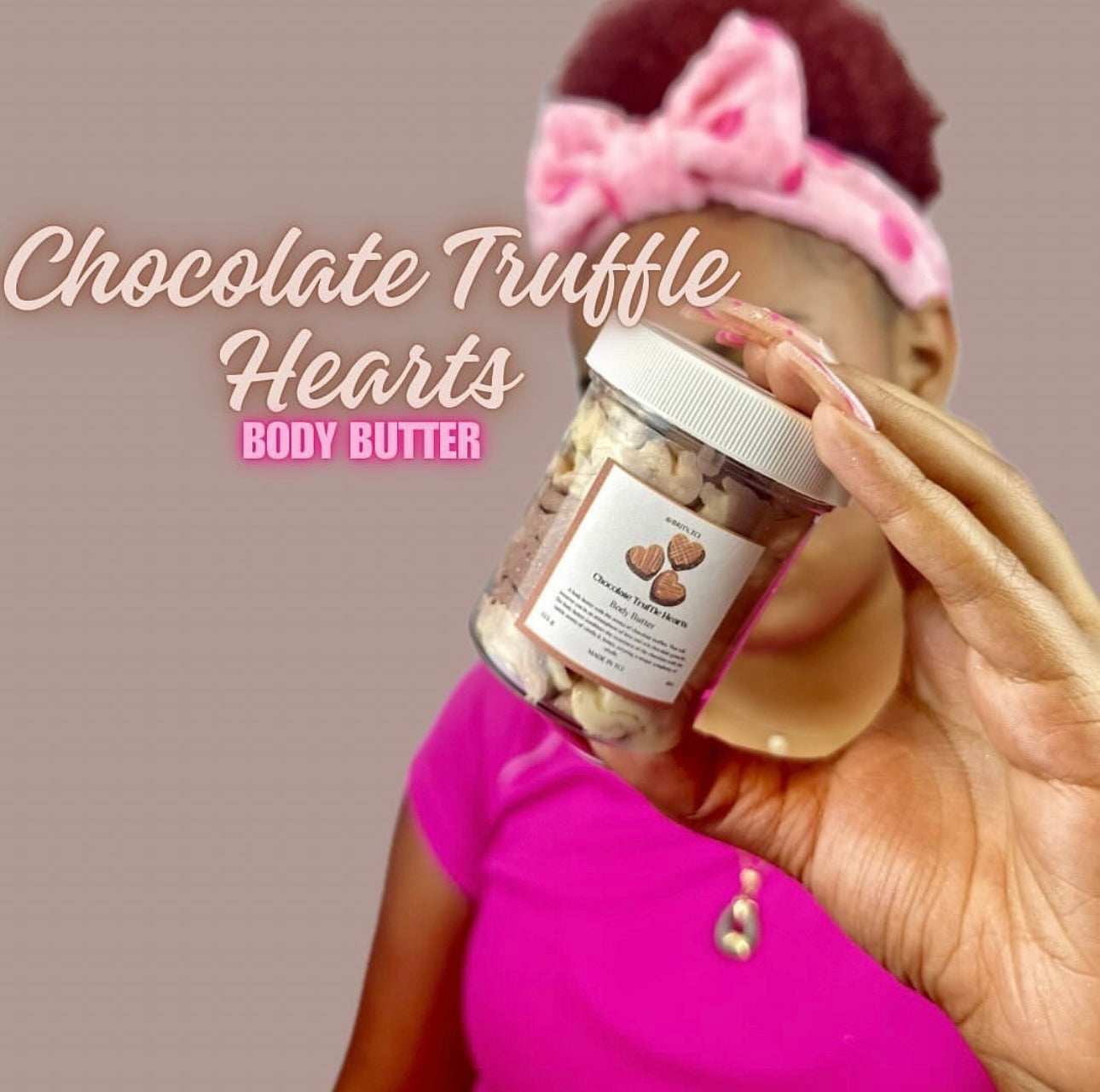 Chocolate Truffle Hearts Body Butter