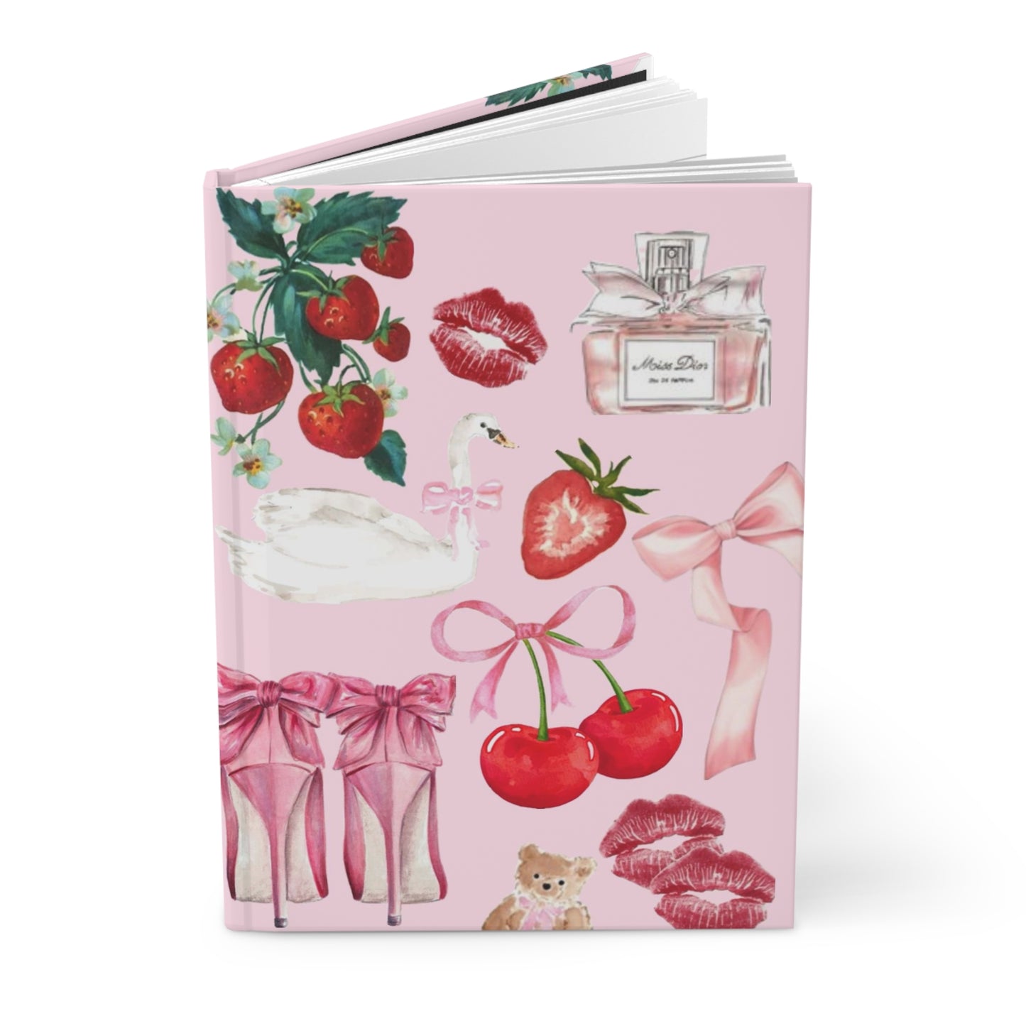 “Pretty in Pink” Hardcover Journal Matte