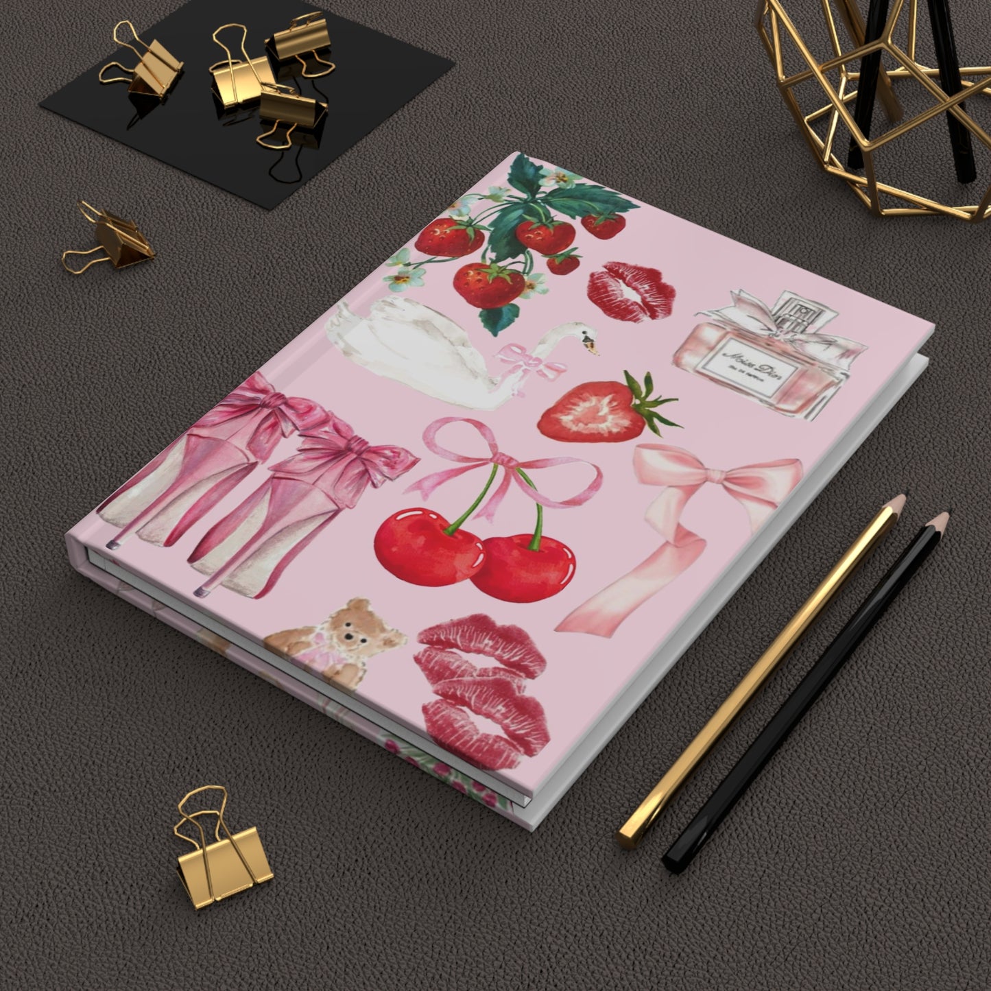 “Pretty in Pink” Hardcover Journal Matte
