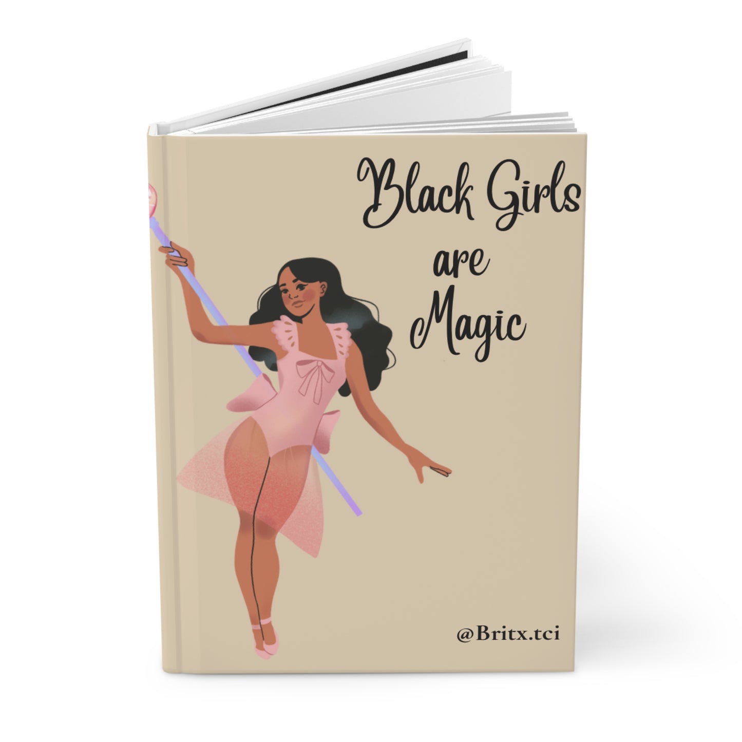 “Black Girls are Magic” - Hardcover Journal Matte