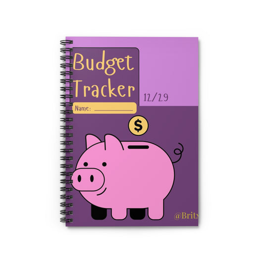 Budget Tracker Spiral Notebook