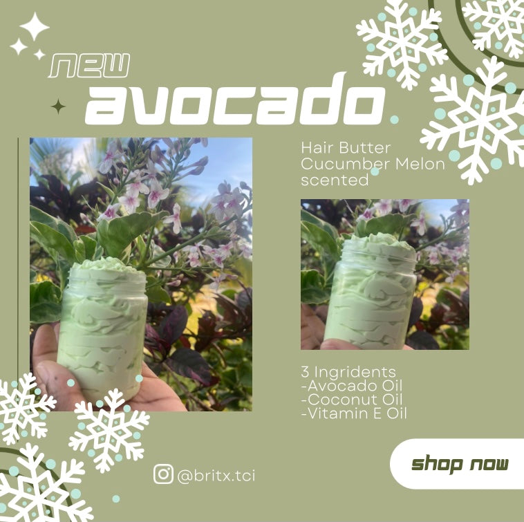 Mini Avocado Hair Butter
