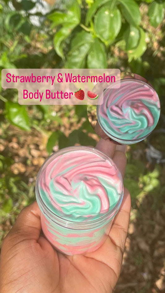 Mini Strawberry & Watermelon Body Butter