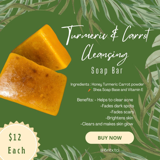 Turmeric & Carrot Cleansing Soap Bar